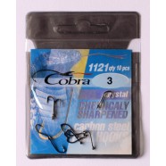 Гачки Кобра crystal, 10шт, розмір № 3