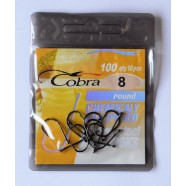 Рибальські гачки Cobra round, 10шт, розмір № 8