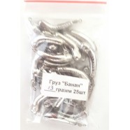 Грузило для риболовлі Банан з вертлюгом, вага 13г