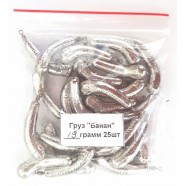 Грузило для риболовлі Банан з вертлюгом, вага 19г