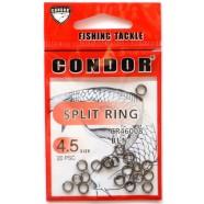 Заводні кільця Condor, 20 шт, розмір № 4,5