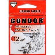 Рибальський Вертлюг Condor, 10шт, розмір № 12