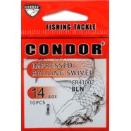 Рибальський Вертлюг Condor, 10шт, розмір № 14