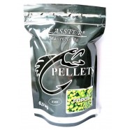 Пеллетс KLASSTER прикормочной, гранула 8мм, 500г., горох