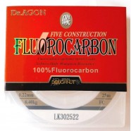 Флюорокарбон Dr.AGON FIVE CONSTRUCTION, 25м, діаметр 0,22мм