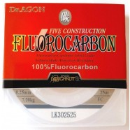 Флюорокарбон Dr.AGON FIVE CONSTRUCTION, 25м, діаметр 0,25мм