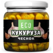Наживка Кукурудза ECO ROBIN скло 200г., часник