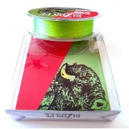 Шнур рибальський BIZON PE FLUORO GREEN, 100м, діаметр 0,18мм