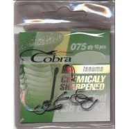 Гачки рибальські, Cobra Iseama, 10шт/уп, колір BN, розмір №5