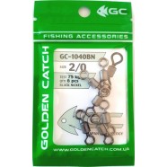 Вертлюг для снастей GC американка 1040BN (6-12 шт), розмір № 2/0