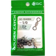 Вертлюг для снастей GC американка 1040BN (6-12 шт), розмір № 1/0