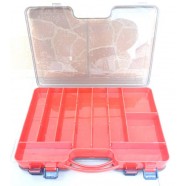 Коробка-кейс двостороння рибальська 29*20*5,5см.