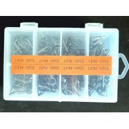 Набір тюльпанів (наконечників для вудлища) розміри 1,8 * 6 - 2,6 * 8, 80 шт.