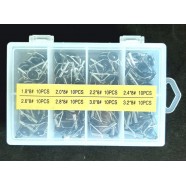 Набір тюльпанів для вудилища розміри 1,8 * 8 - 3,2 * 8, 80 шт.