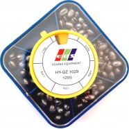 Набір вантажів для риболовлі EOS оливка, 5 видів