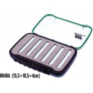 Коробка для риболовлі EOS HB48A двостороння для мушок 15,5/10,5/4см