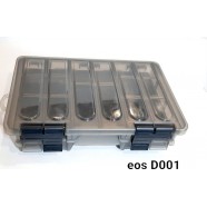 Рибальська коробка EOS D001 дворівнева зі знімними перегородками 280/180/70мм
