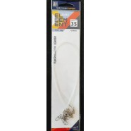 Флюрокарбоновий рибальський повідець ZEOX ELEMENT 0,70 мм, 35 ​​см, 18 кг (5 шт)