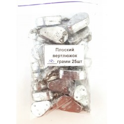 Грузило з вертлюжком Крапля плоска, вага 38г