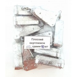 Грузило з вертлюжком Крапля плоска, вага 110г