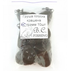 Грузило Груша плоска фарбована з вертлюгом, вага 48г