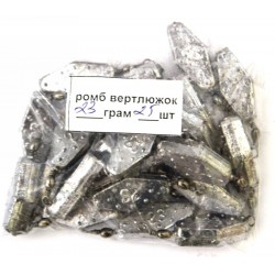 Вантаж для риболовлі Ромб з вертлюгом, вага 23г