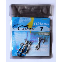 Гачки Кобра crystal, 10шт, розмір № 7
