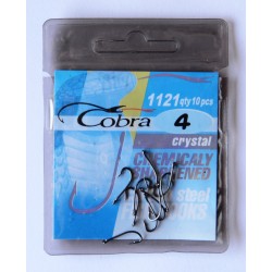 Гачки Кобра crystal, 10шт, розмір № 4