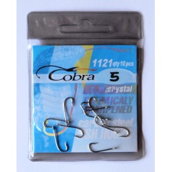 Гачки Кобра crystal, 10шт, розмір № 5