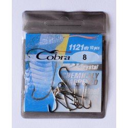 Гачки Кобра crystal, 10шт, розмір № 8