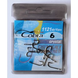 Гачки Кобра crystal, 10шт, розмір № 6