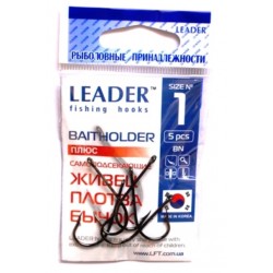 Гачки Лідер BAITHOLDER BN, № 1 (5шт.)