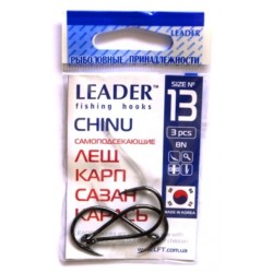 Гачки Leader CHINU BN, № 13 (3шт.)