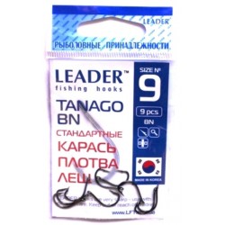 Гачки для риболовлі Лідер TANAGO BN, № 9 (9шт.)