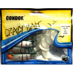Приманка виброхвост Condor Crazy bait CH3.5RM, 90мм, колір № 145
