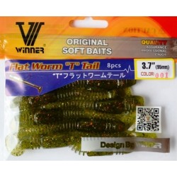 Приманка їстівна силіконова Вінер, TBR-017, 95мм, колір № 1