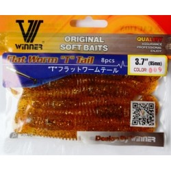 Приманка їстівна силіконова Вінер, TBR-017, 95мм, колір № 9