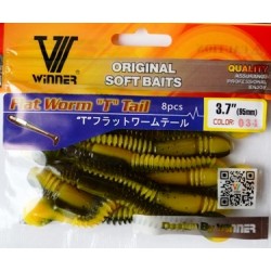 Приманка їстівна силіконова Вінер, TBR-017, 95мм, колір № 34