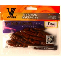 Принада-Їстівка силіконова Winner, TBR-019, 75мм, колір № 12
