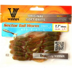 Силікон-приманка їстівний Winner, TBR-014, 68мм, колір № 14