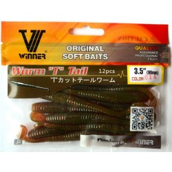 Силіконова їстівна приманка Winner, TBR-005, 90мм, колір № 14