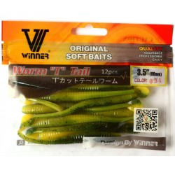 Силіконова їстівна приманка Winner, TBR-005, 90мм, колір № 34