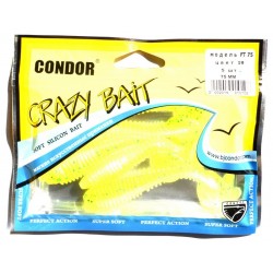 Силіконова принада їстівна Condor (Кондор), FT-75, 75мм, 5шт., колір № 19