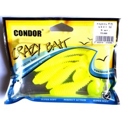 Силіконова принада їстівна Condor (Кондор), FT-75, 75мм, 5шт., колір № 32