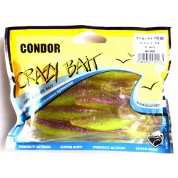 Силіконова принада їстівна Condor (Кондор), FTK-80, 80мм, 7шт., колір № 14