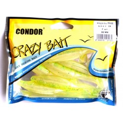 Силіконова принада їстівна Condor (Кондор), FTK-80, 80мм, 7шт., колір № 19