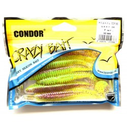 Силіконова принада їстівна Condor (Кондор), CCF-95, 95мм, 7шт., колір № 14