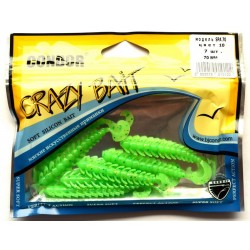 Їстівна силіконова принада Condor, SPA-70, 70мм, 7шт., колір № 10