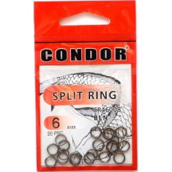 Заводні кільця Condor, 20 шт, розмір № 6