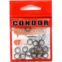 Заводні кільця Condor, 20 шт, розмір № 7